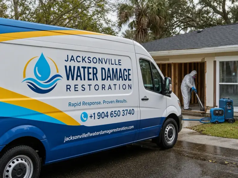Restoration professionals working in the Jacksonville area